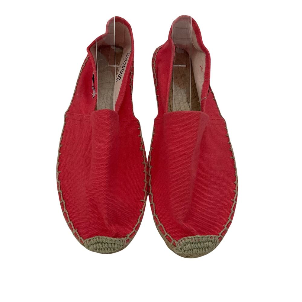 Soludos for J. Crew Pink Coral Slip on Espadrilles - Size 39